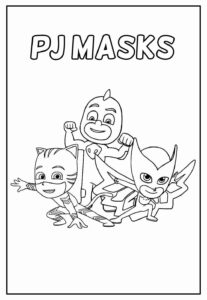 Desenho de Pj Masks Desenho Colorir Imprimir 11