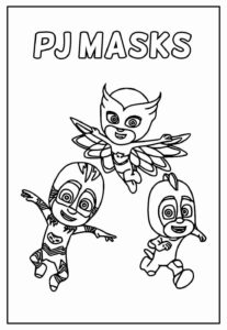 Desenho de Pj Masks Desenho Colorir Imprimir 12