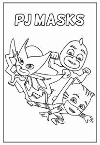 Desenho de Pj Masks Desenho Colorir Imprimir 17