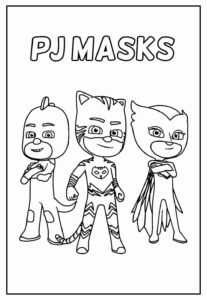 Desenho de Pj Masks Desenho Colorir Imprimir 19