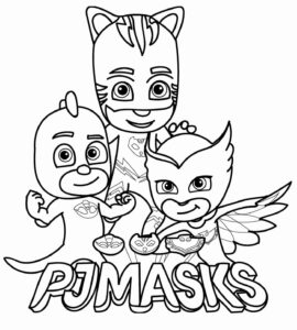 Desenho de Pj Masks Desenho Colorir Imprimir 26