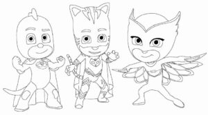 Desenho de Pj Masks Desenho Colorir Imprimir 32
