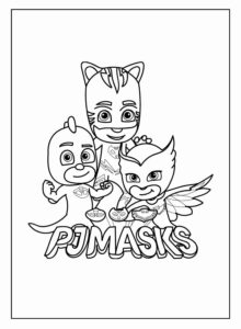 Desenho de Pj Masks Desenho Colorir Imprimir 52