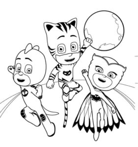Desenho de Pj Masks Desenho Colorir Imprimir 81
