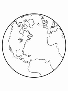 Desenho de Planeta Para Colorir 2