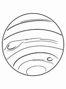 Desenho de Planeta Para Colorir 4
