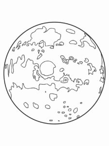 Desenho de Planeta Para Colorir 5