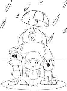 Desenho de Pocoyo Desenho Colorir Imprimir 01