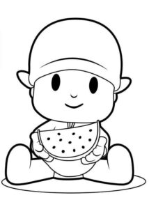 Desenho de Pocoyo Desenho Colorir Imprimir 05