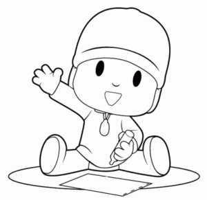 Desenho de Pocoyo Desenho Colorir Imprimir 06
