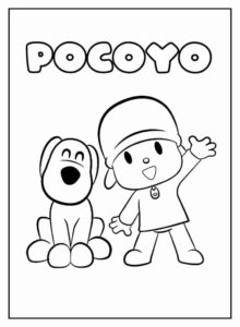 Desenho de Pocoyo Desenho Colorir Imprimir 08