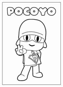Desenho de Pocoyo Desenho Colorir Imprimir 09