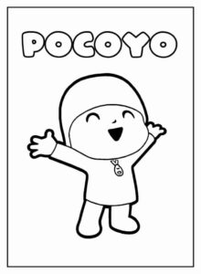 Desenho de Pocoyo Desenho Colorir Imprimir 10