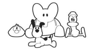 Desenho de Pocoyo Desenho Colorir Imprimir 13