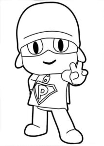 Desenho de Pocoyo Desenho Colorir Imprimir 14