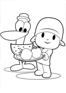 Desenho de Pocoyo Desenho Colorir Imprimir 15