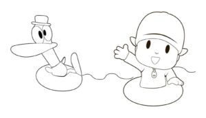 Desenho de Pocoyo Desenho Colorir Imprimir 17