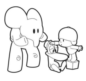 Desenho de Pocoyo Desenho Colorir Imprimir 19