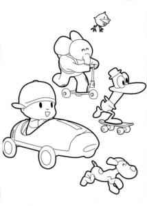 Desenho de Pocoyo Desenho Colorir Imprimir 22