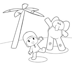 Desenho de Pocoyo Desenho Colorir Imprimir 23