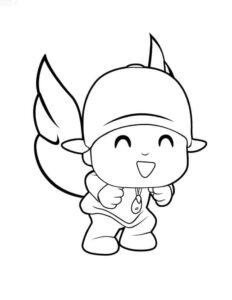 Desenho de Pocoyo Desenho Colorir Imprimir 25