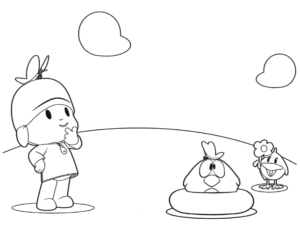 Desenho de Pocoyo Desenho Colorir Imprimir 35