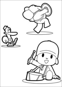 Desenho de Pocoyo Desenho Colorir Imprimir 36
