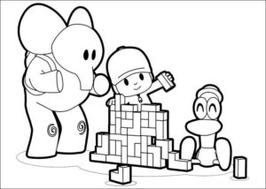 Desenho de Pocoyo Desenho Colorir Imprimir 41