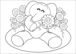 Desenho de Pocoyo Desenho Colorir Imprimir 43
