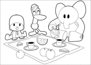 Desenho de Pocoyo Desenho Colorir Imprimir 46