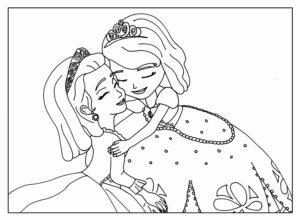 Desenho de Princesa Sofia Desenho Colorir Imprimir 10