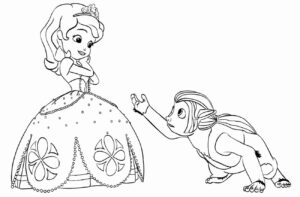 Desenho de Princesa Sofia Desenho Colorir Imprimir 15