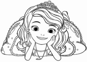 Desenho de Princesa Sofia Desenho Colorir Imprimir 16