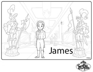 Desenho de Princesa Sofia Desenho Colorir Imprimir 26