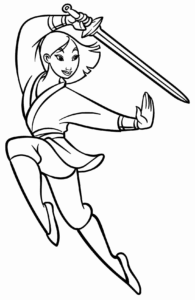 Desenho de Princesas Desenho Colorir Imprimir 08