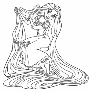 Desenho de Princesas Desenho Colorir Imprimir 16