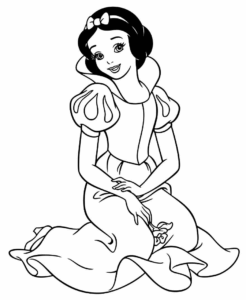 Desenho de Princesas Desenho Colorir Imprimir 18