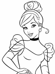 Desenho de Princesas Desenho Colorir Imprimir 19
