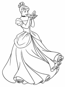 Desenho de Princesas Desenho Colorir Imprimir 20