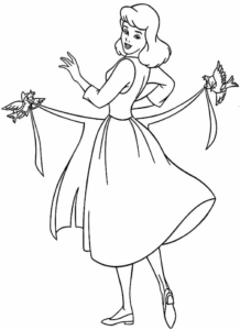 Desenho de Princesas Desenho Colorir Imprimir 21