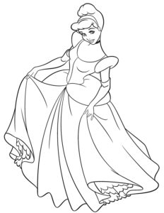 Desenho de Princesas Desenho Colorir Imprimir 23