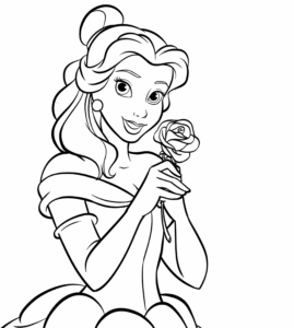 Desenho de Princesas Desenho Colorir Imprimir 30