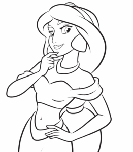 Desenho de Princesas Desenho Colorir Imprimir 32
