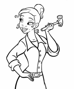 Desenho de Princesas Desenho Colorir Imprimir 33