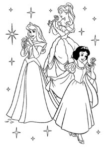 Desenho de Princesas Desenho Colorir Imprimir 38