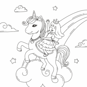 Desenho de Princesas Desenho Colorir Imprimir 42