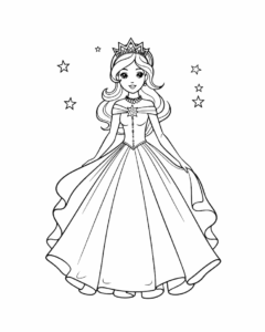 Desenho de Princesas Desenho Colorir Imprimir 43