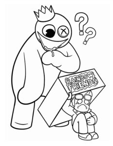 Desenho de Rainbow Friends Desenho Colorir Imprimir 02