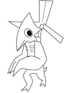 Desenho de Rainbow Friends Desenho Colorir Imprimir 15