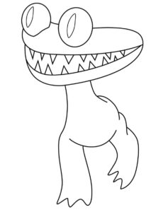 Desenho de Rainbow Friends Desenho Colorir Imprimir 16